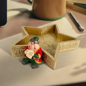 تخزين خماسي لتزيين الحياة المنزلية في الشرق الأوسط ونحت تخزين المجوهرات المكتبية