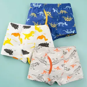 3/6 قطعة الفتيان سراويل داخلية للرجال مجموعات 2026 جديد الاطفال ملابس داخلية قطنية الصبي السروال المراهقين الكرتون ديناصور طباعة الأطفال سراويل