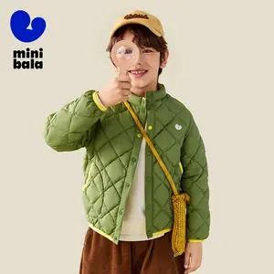 سترة مبطنة خفيفة الوزن للأطفال من Balabala، ملابس خارجية مقاومة للرياح ومقاومة للماء للخريف