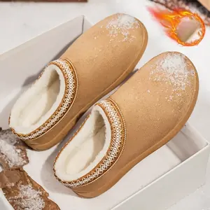 شبشب رجالي شتوي دافئ من القطن ناعم ومريح مقاس كبير جدًا 46 حذاء منزلي مريح