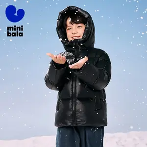 سترة صغيرة بالا أسفل للبنين والبنات سترة صغيرة لتوليد الحرارة بثلاثة مقاومة للوالدين والطفل